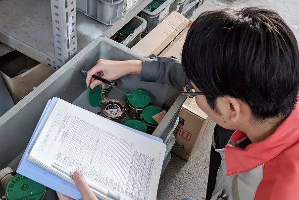 メーター管理業務の様子