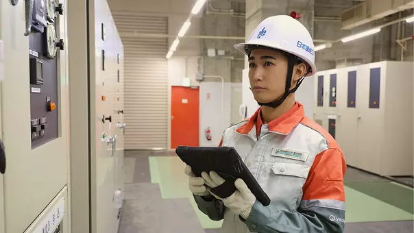 施設内点検の様子