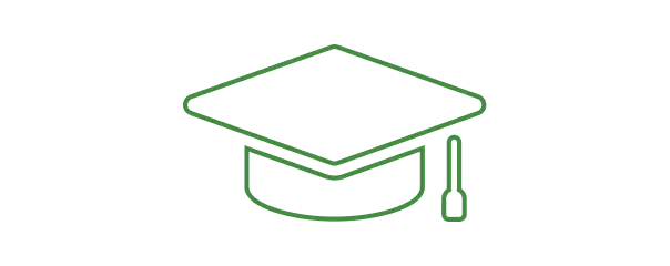 角帽のアイコン