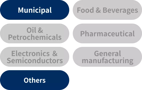 Target Markets: Municipal, and Others.